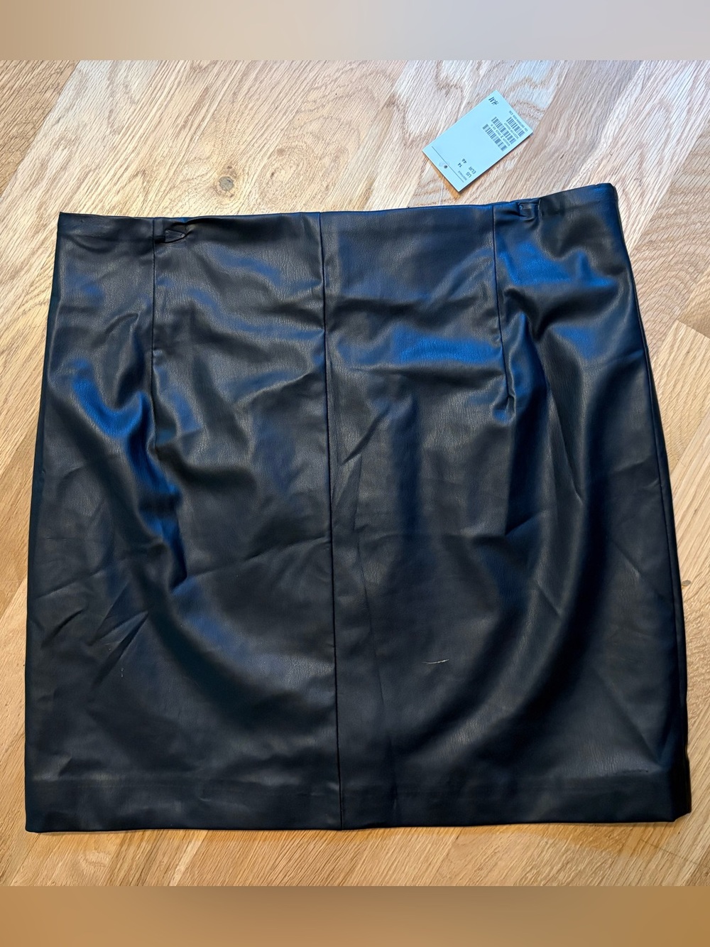 H&M Faux Leather Skirt